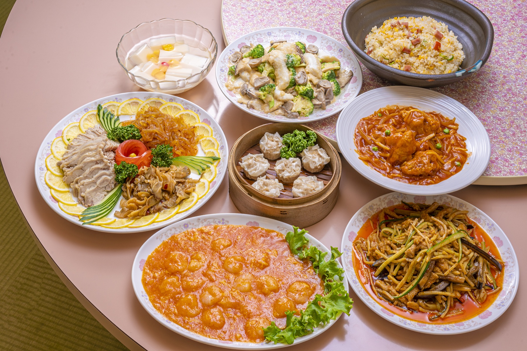 会津若松での宴会や会食に利用できる黄鶴楼の中華コース