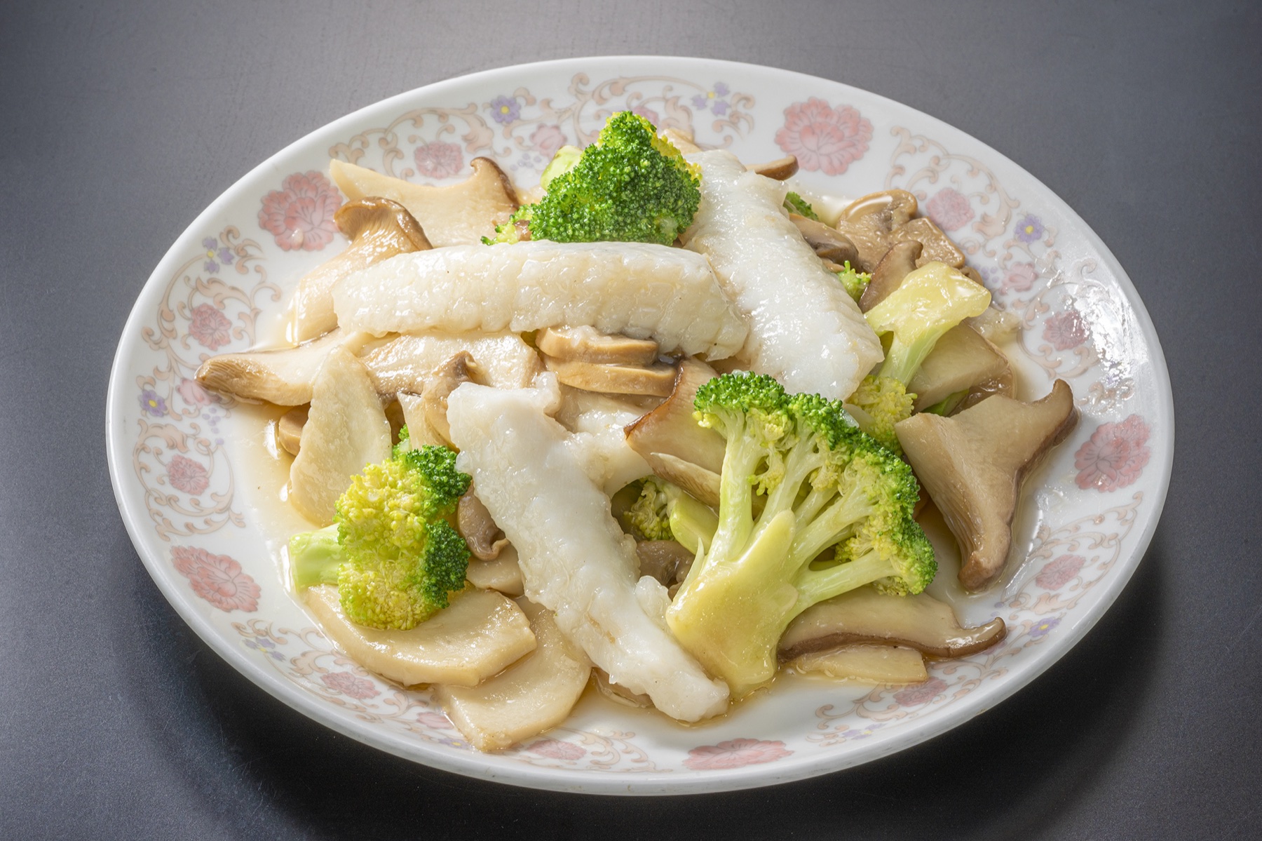 イカの塩味の炒め物（清炒魷花）の料理写真