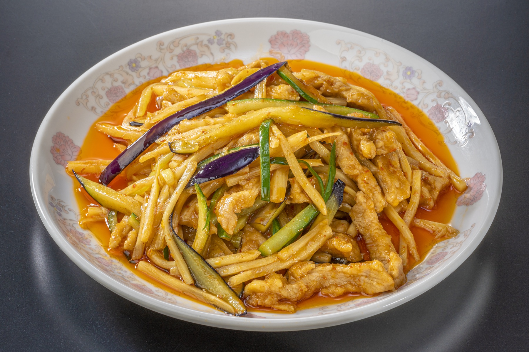 豚肉の細切りの辛味炒め（魚香肉絲）の料理写真